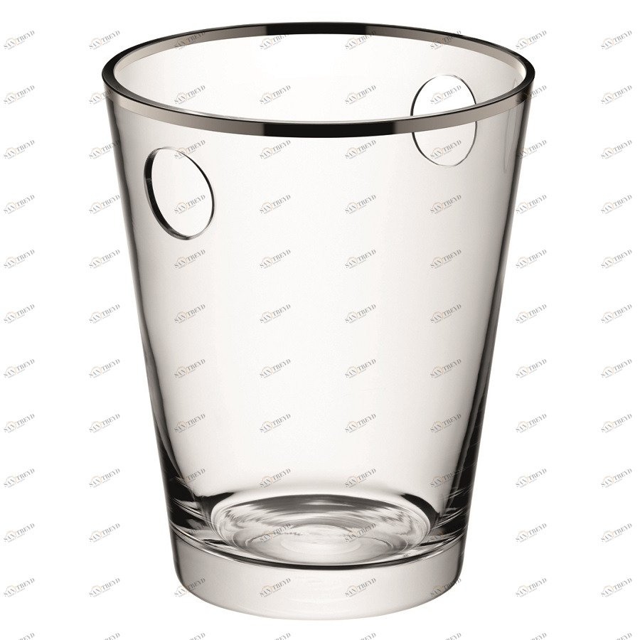 Ведерко для льда 24,5 см с отделкой платина savoy LSA INTERNATIONAL SAVOY 00-3863247 Прозрачный