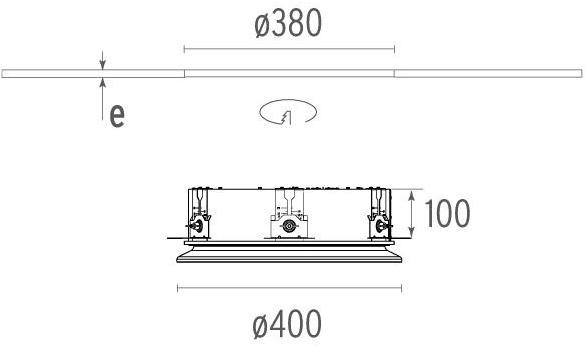 Flos Люминесцентный потолочный светильник непрямого света Architectural collection - muro+soffitto sun-id-1498313 - Вид №5