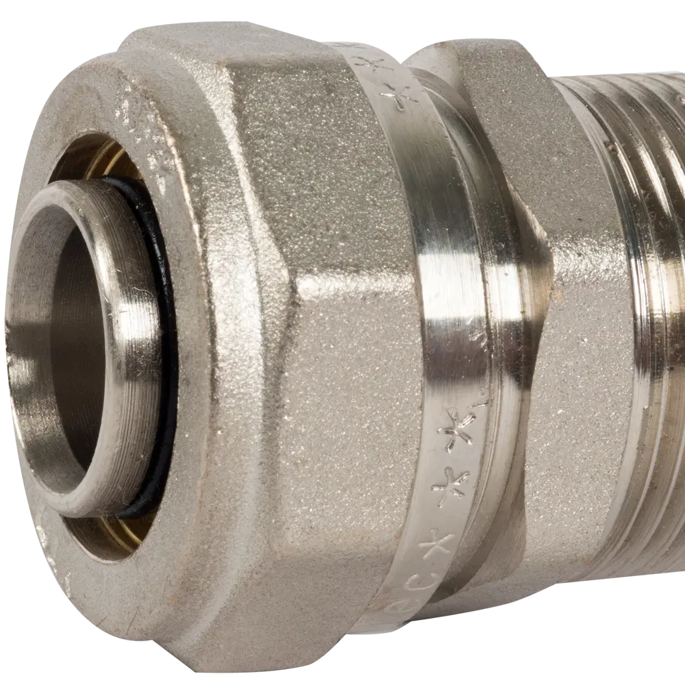 Переходник Valtec 1 1/4"x32 мм НР никелированная латунь VTM.301 STLM-2068669 - Вид №1