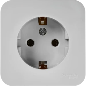 Розетка накладная Schneider Electric Blanca с заземлением цвет белый 86720930 STLM-2165987