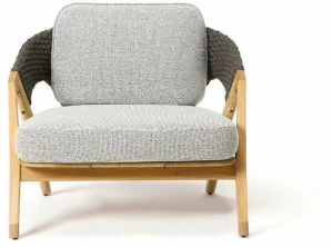 Ethimo Садовое кресло из тика и плетеной веревки Knit