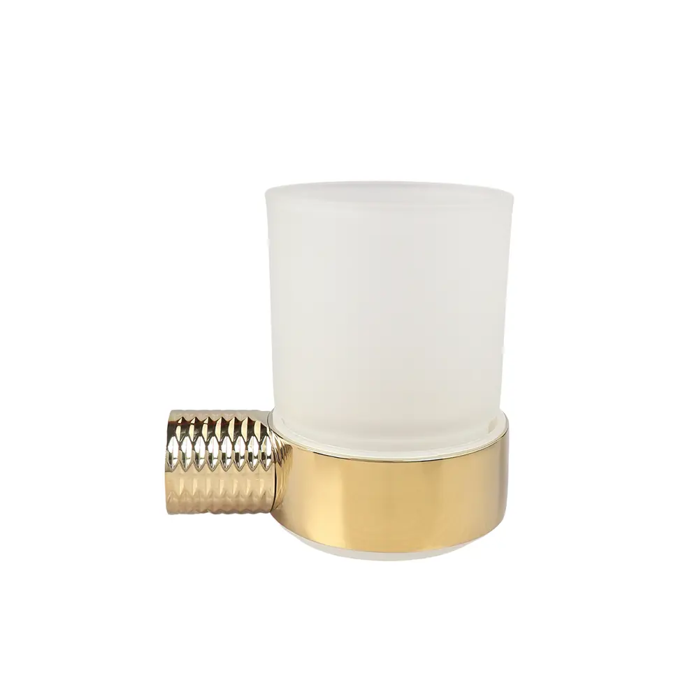 Стакан первый с держателем идея стекло/металл золото Santreyd STLM-2000070