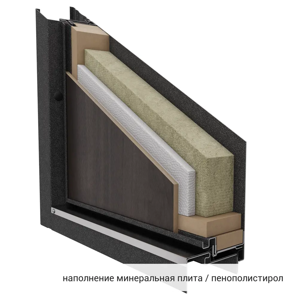 Дверь входная металлическая Грата 950 мм левая цвет скай мореный TOREX STLM-2164696 - Вид №16