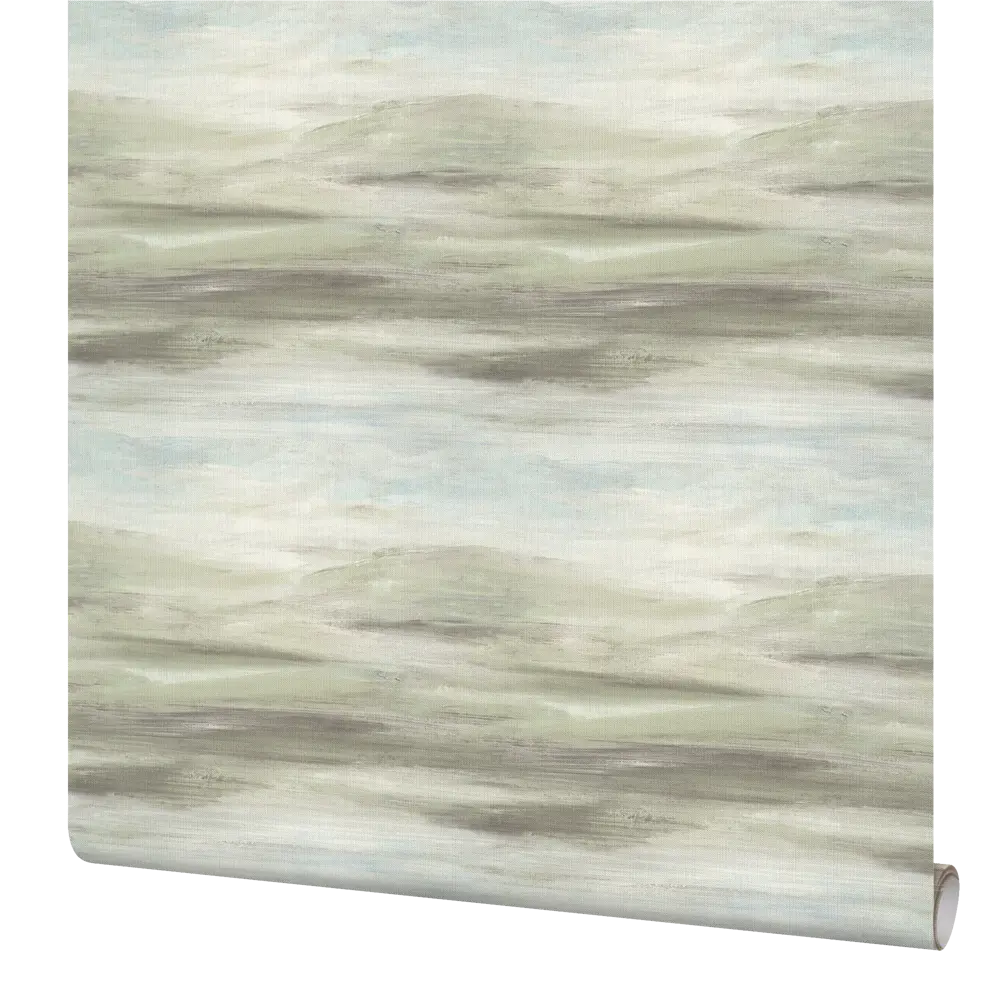 Обои флизелиновые Rasch poetry серо-зелёные 1.06 м 960518 STLM-2124802