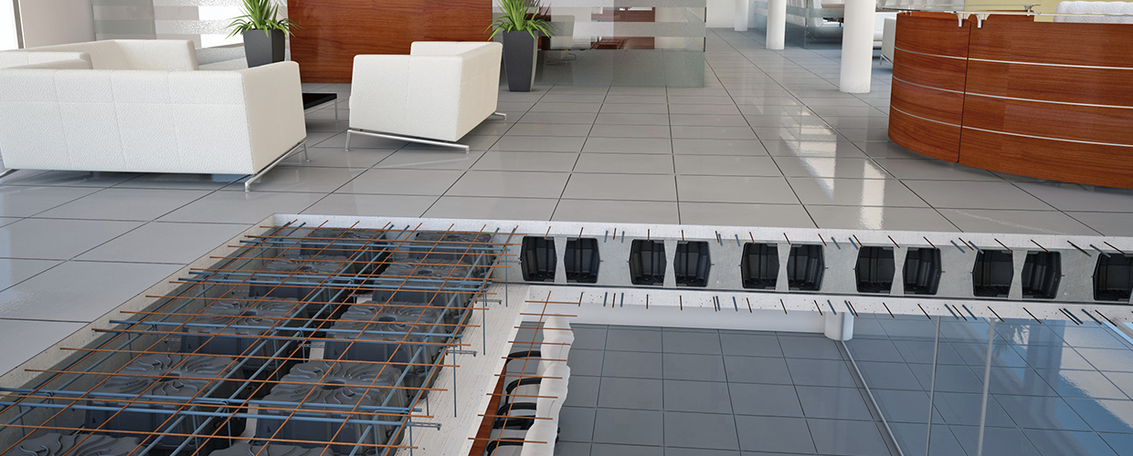 New Nautilus Evo Опалубка для возведения облегченных двунаправленных перекрытий Geoplast  - Вид №1