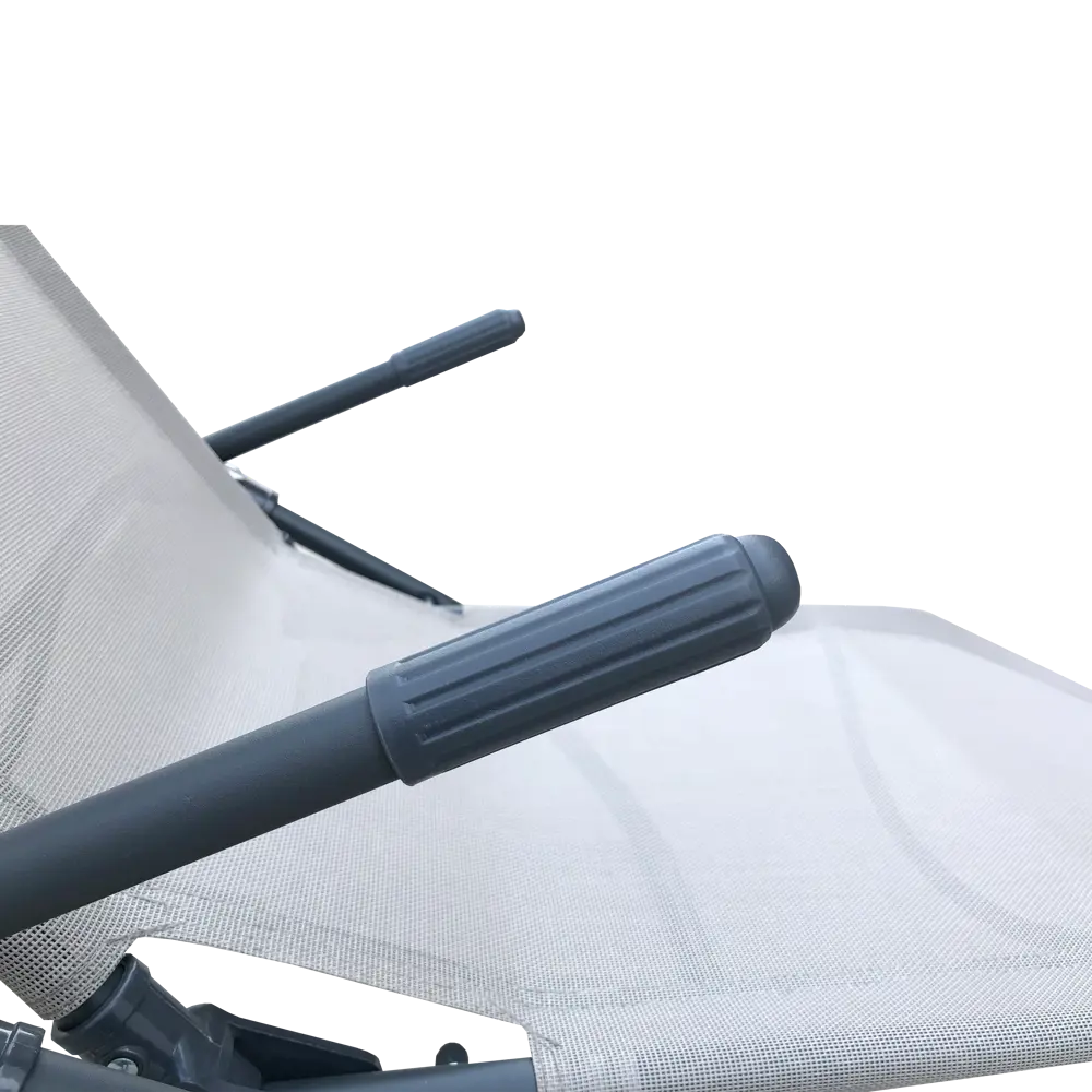 Шезлонг складной Naterial Fiesta 142x60x99 см сталь/ текстилен бежевый Santreyd STLM-2066965 - Вид №6