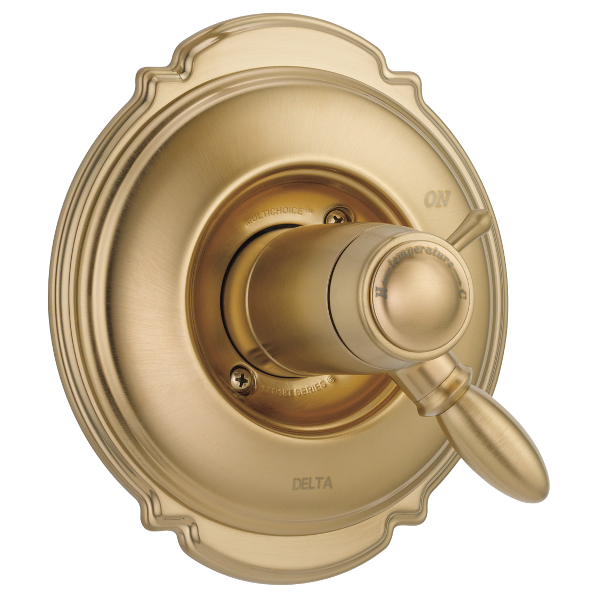 T17T055-CZ Трим только для клапана серии TempAssure® 17T Delta Faucet Victorian Шампанское бронза