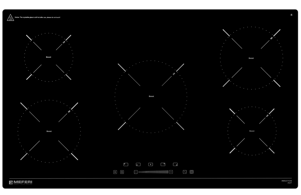9168776 Индукционная варочная поверхность Meferi MIH905BK POWER STDN-0111516