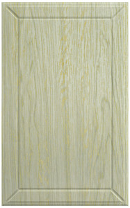 Фасады для кухни Кантри Фрезеровка «Ланос» Прованс салатовый патина №520