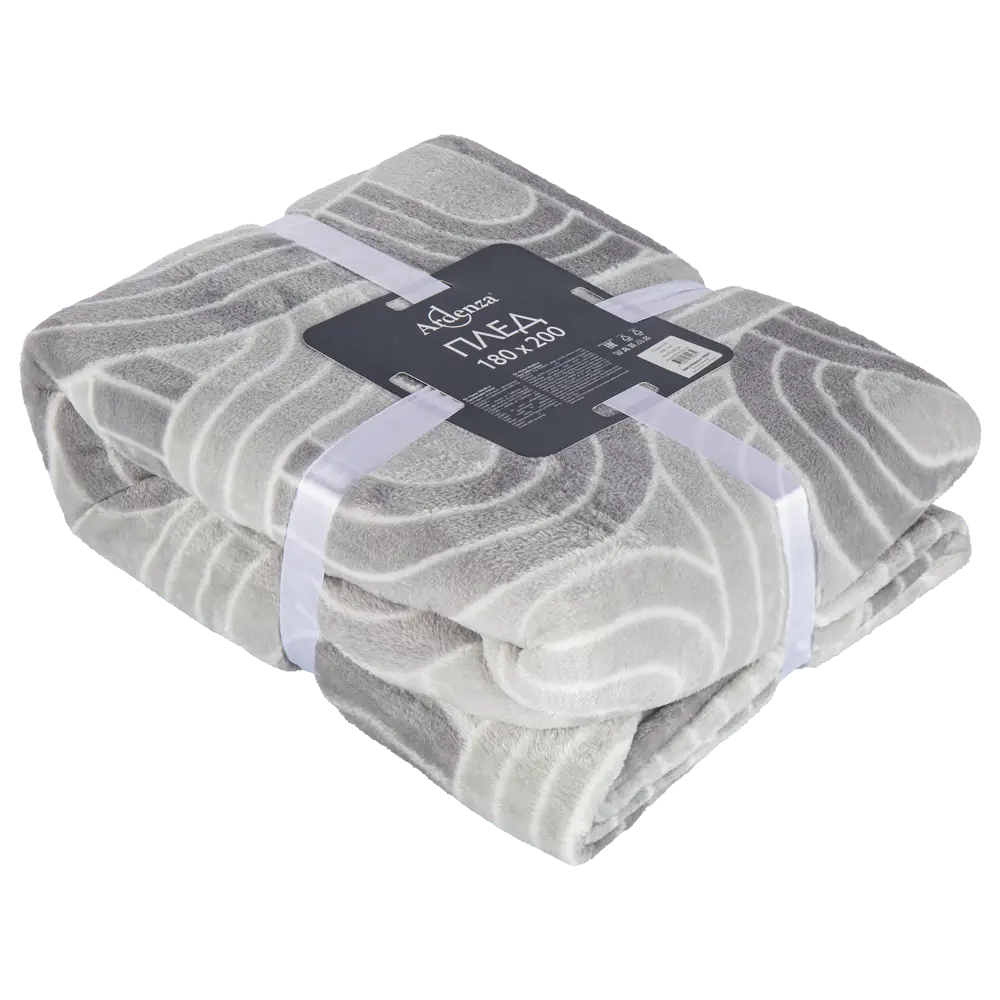 Плед Deba 180x200 см фланель цвет разноцветный Ardenza STLM-2118268 - Вид №2