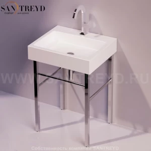 FZA06CROMO Напольная раковина стоящая круглая Simas Frozen