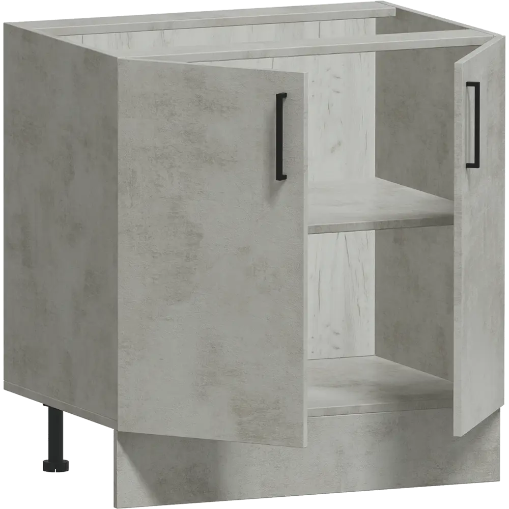 Шкаф напольный Парма 80x86x56 см ЛДСП цвет светло-серый Santreyd STLM-2052095 - Вид №2