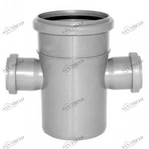 Крестовина канализационная Д110х50х50мм 90 градусов Политек 6294