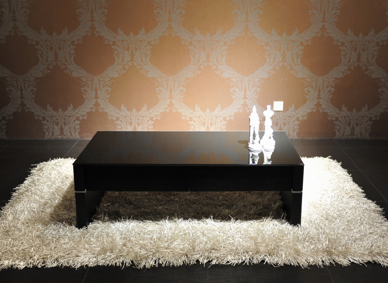 Журнальный столик черный прямоугольный со стеклянной столешницей Vision 4 PUSHA PUSHA 062883 Черный  - Вид №3