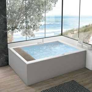 Ванна угловая MINERVA INDOOR 200 см с гидро и аэромассажем 2MNA3D6