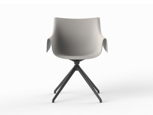 Поворотный стул с подлокотниками