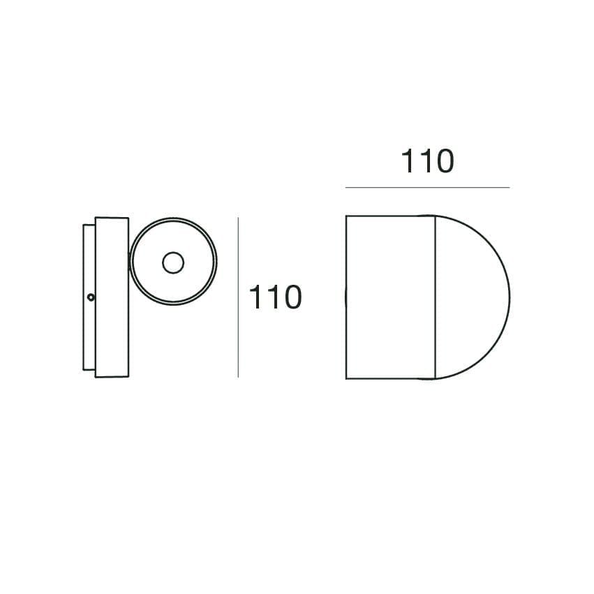 Регулируемый светодиодный настенный прожектор In Stock Linea Light Group ARCH-00149628 - Вид №2