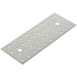 Пластина перфорированная 80x2x200 мм, оцинкованная сталь