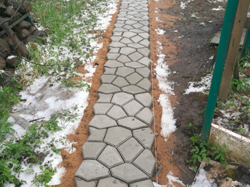 Форма для изготовления дорожек "Дорожка" 50*50*6 см ГеоПластБорд GPBST-255 - Вид №3