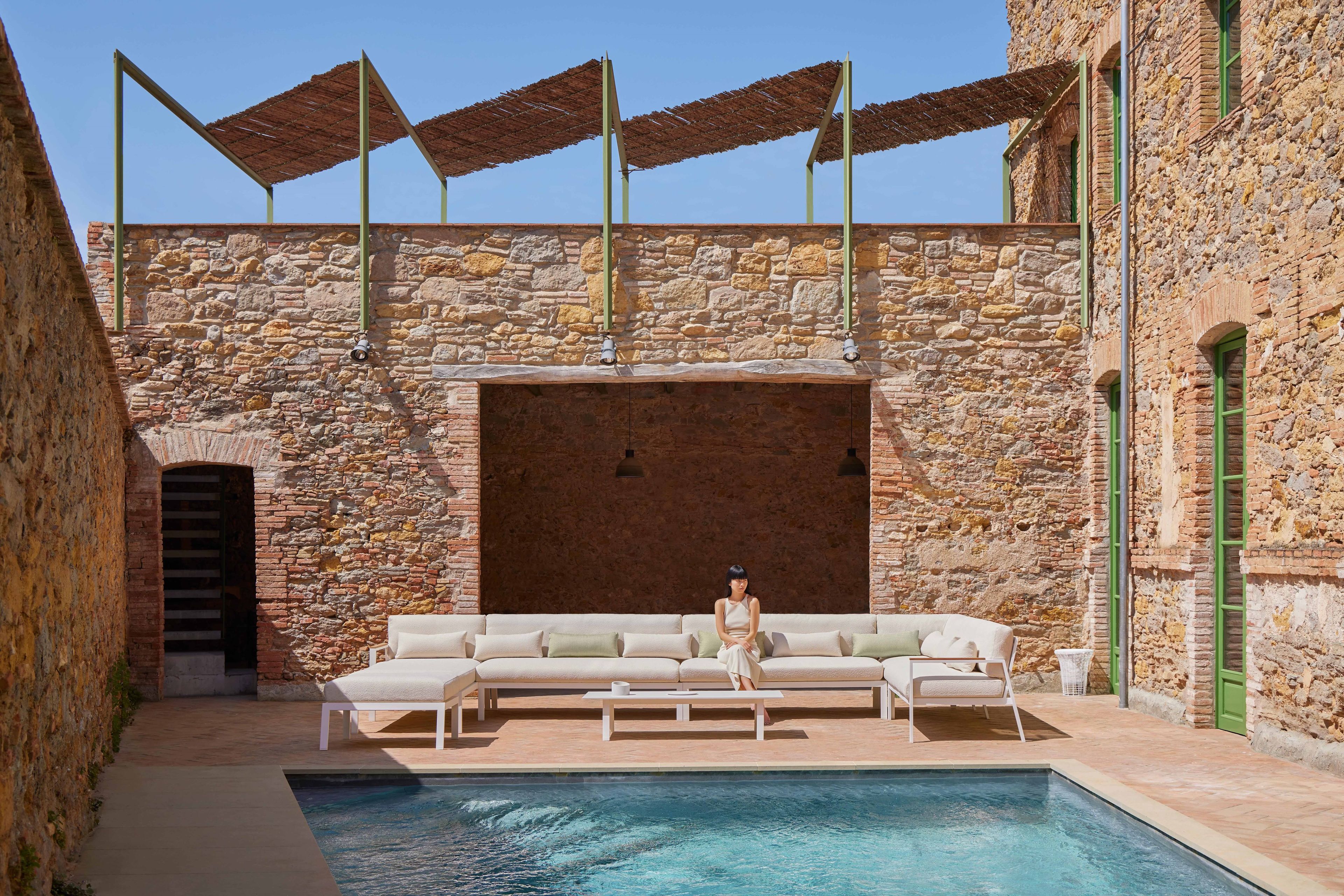 Алюминиевый модульный садовый диван для контракта GANDIABLASCO Timeless ARCH-00048821 - Вид №5