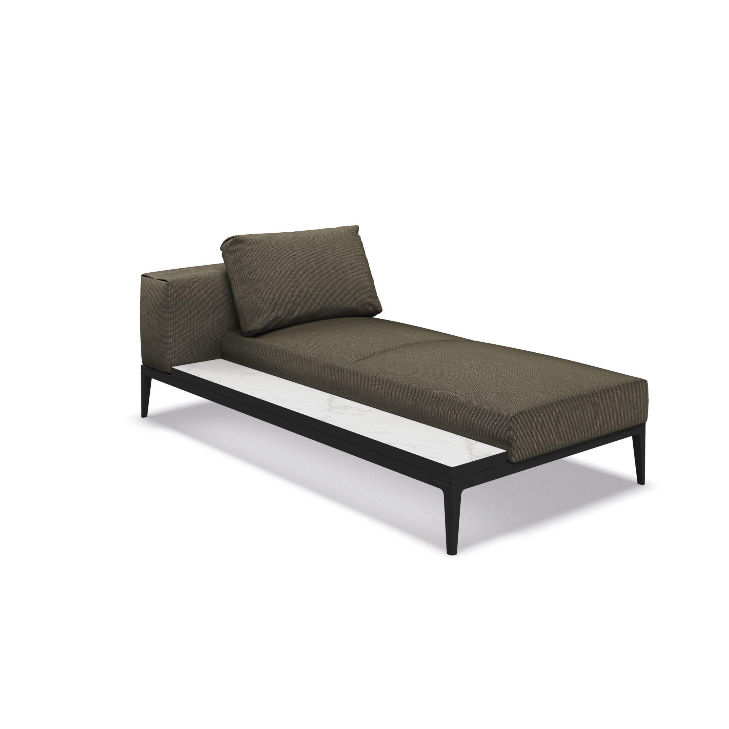 Тканевый угловой модульный садовый диван Gloster сетка ARCH-00114712 - Вид №85