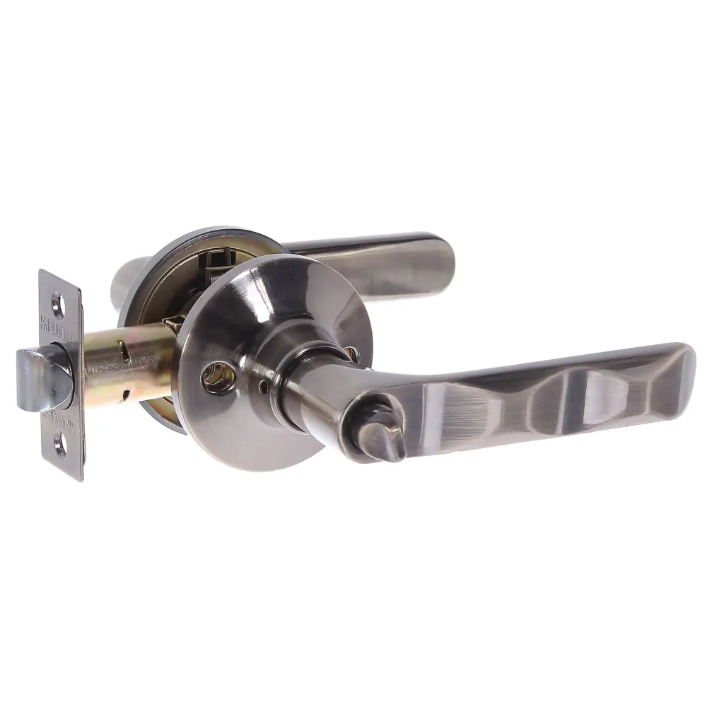 Ручка-защелка 624/BL PB-B с ключом и фиксатором ЦАМ цвет бронза FUARO STLM-2211408