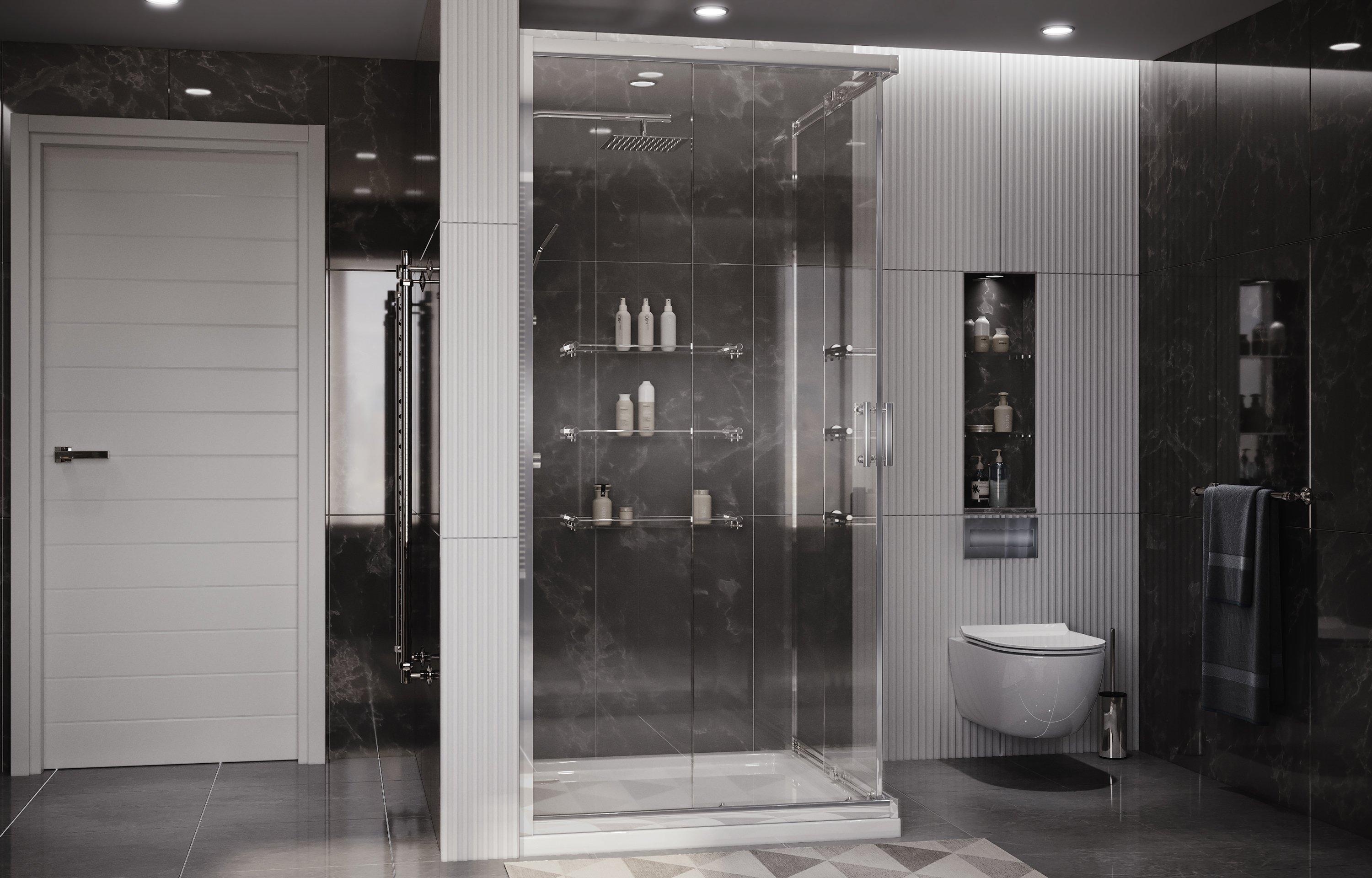 Душевое ограждение Ambassador Kingston 14011103 (1000x1000x2000), 1 место  - Вид №3