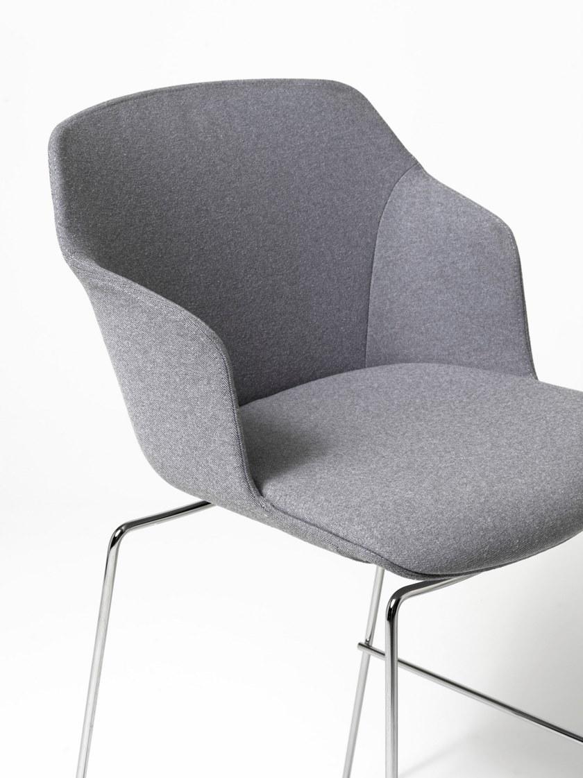 Diemme Высокий табурет из саночной ткани с подставкой для ног Clop sun-id-1459337 - Вид №4