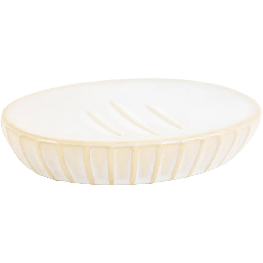 Мыльница Swensa Lotta керамика цвет бежевый STLM-2030048