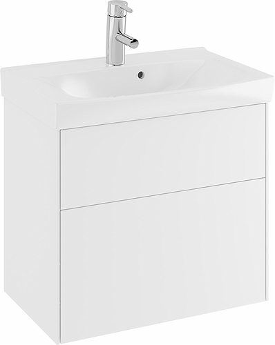 47391 Комплект мебели IFO Sense, с двумя ящиками, Ш = 600 мм, Ш1 = 622 мм, белый  - Вид №2