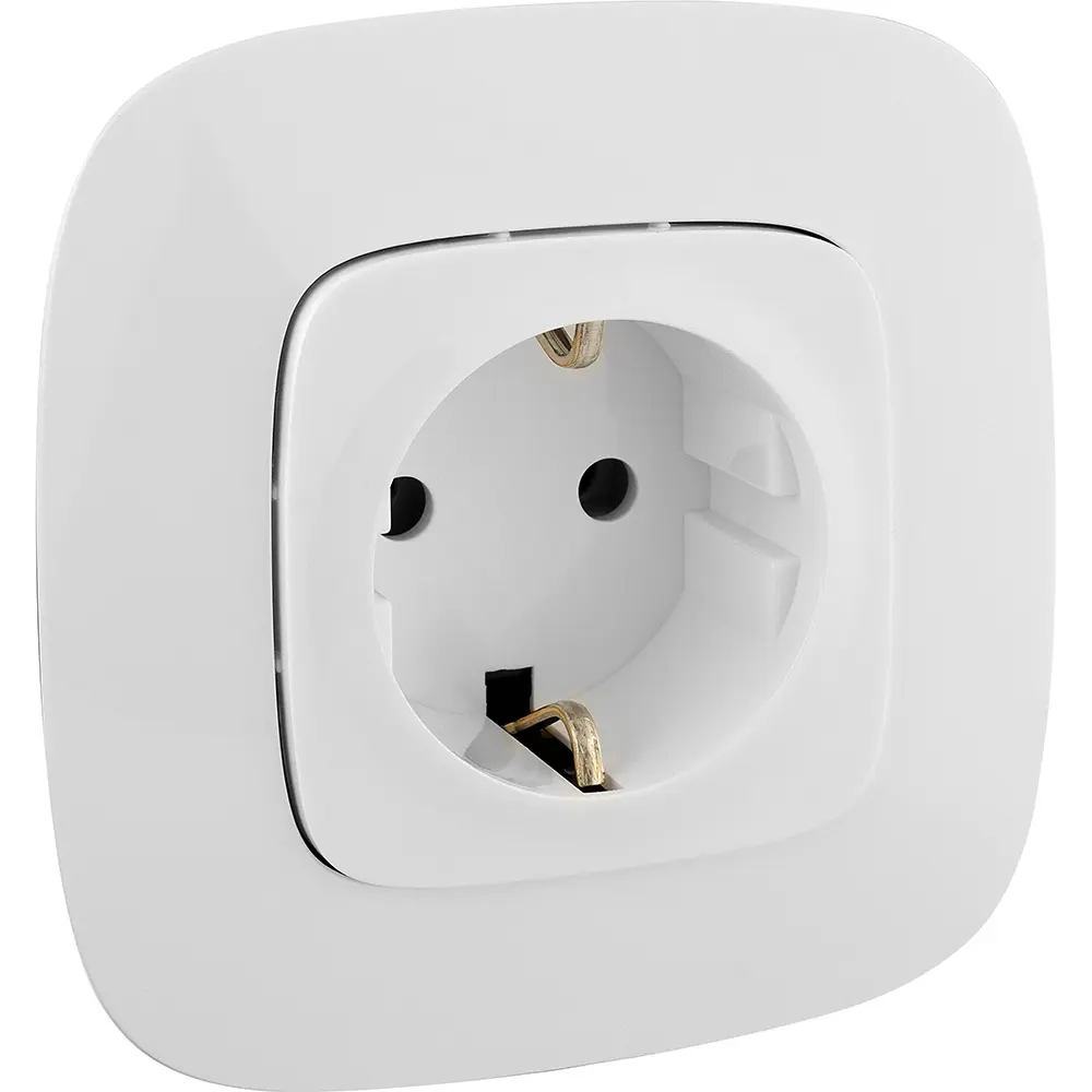 Розетка Legrand Valena Allure 2 контакта с заземлением цвет белый STLM-2147174 - Вид №7