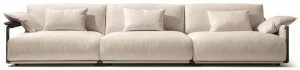 Giorgetti 3-х местный тканевый диван Adam