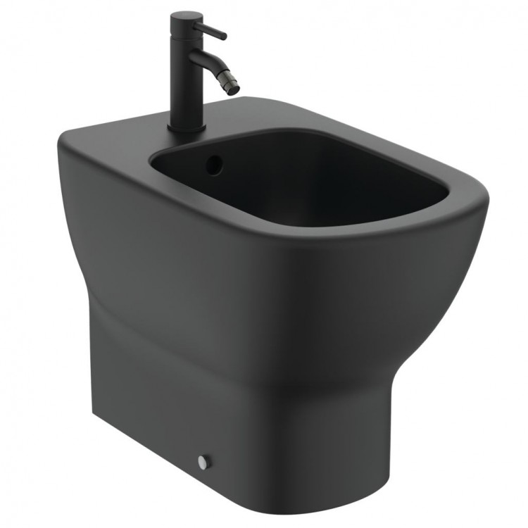 T3540V3 Напольное пристенное биде с отверстием под смеситель Ideal Standard TESI - Вид №1