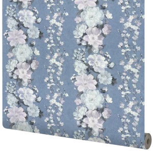 Обои флизелиновые Wall Decor Клэр синие 1.06 м 75073-65