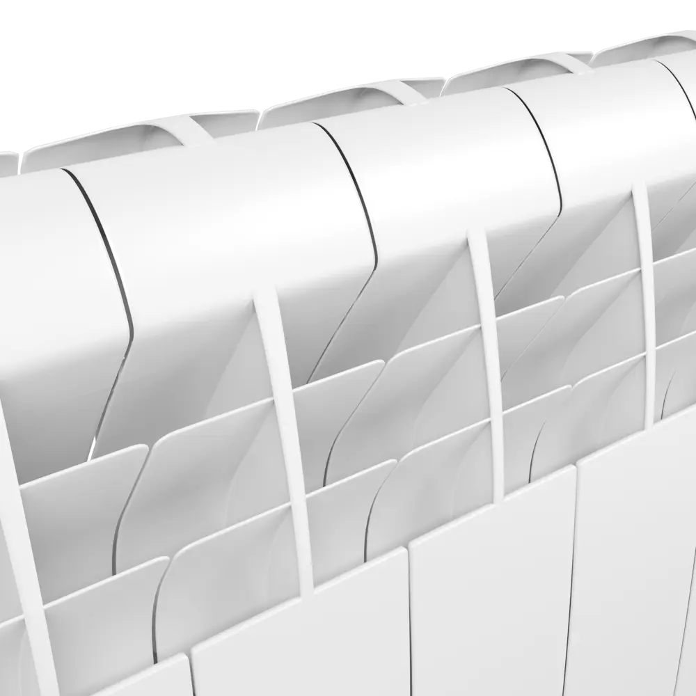 Радиатор секционный Royal Thermo Biliner 350/87 8 секций боковое подключение биметалл белый 82758175 STLM-2134994 - Вид №2