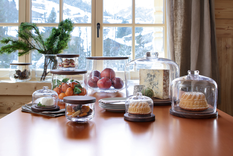 Блюдо со стеклянным куполом City D32 см LSA International G124032301 - Вид №2