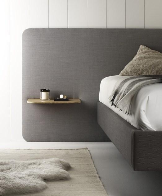 TREKU Двуспальная кровать из ткани с мягким изголовьем Lota sun-id-1474027 - Вид №3