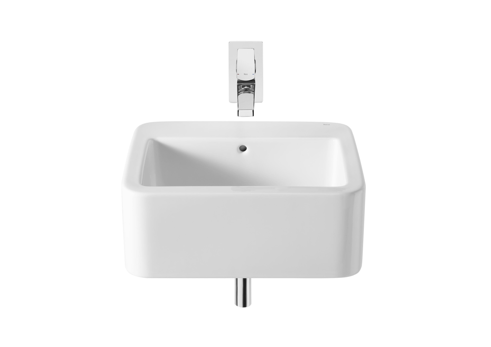 A327570000 Настенный или настольный фарфоровый умывальник ROCA Element