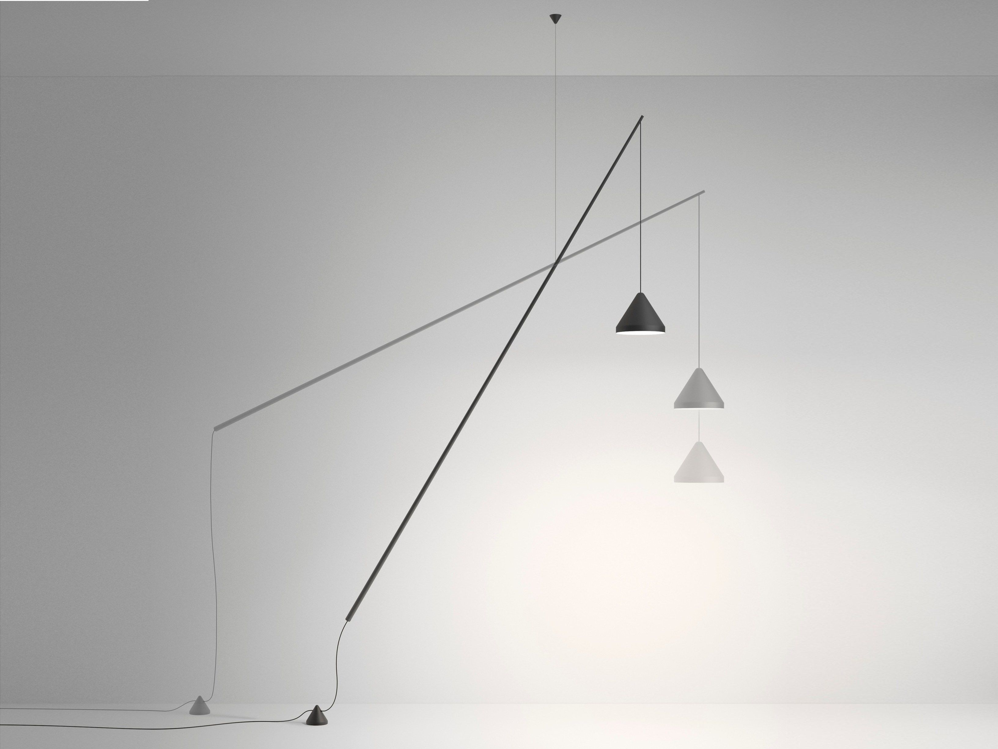 Подвесной светильник / торшер из углеродного волокна Vibia ARCH-00001000