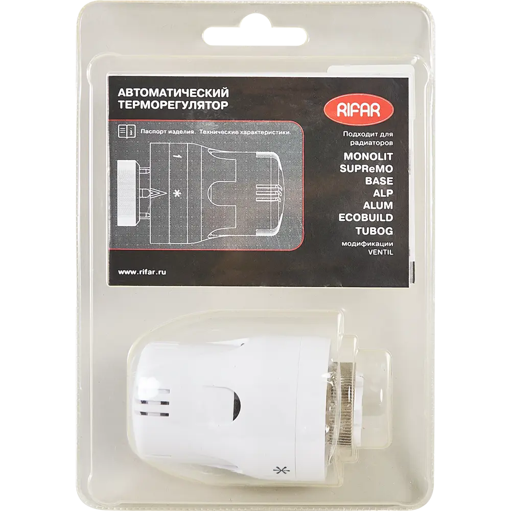 88691743 Термостатическая головка жидкостная Rifar M30x1.5 белая STLM-0936780 