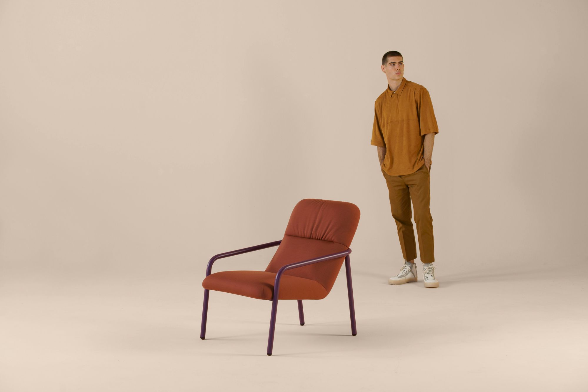 Тканевое кресло с подлокотниками SANCAL ARCH-00136795 - Вид №7