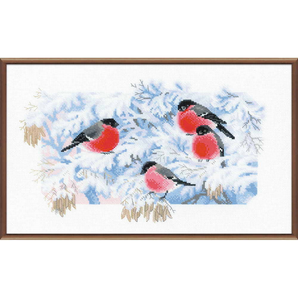 1388 Набор для вышивания Морозное утро 40 х 24 см RIOLIS Сотвори Сама 