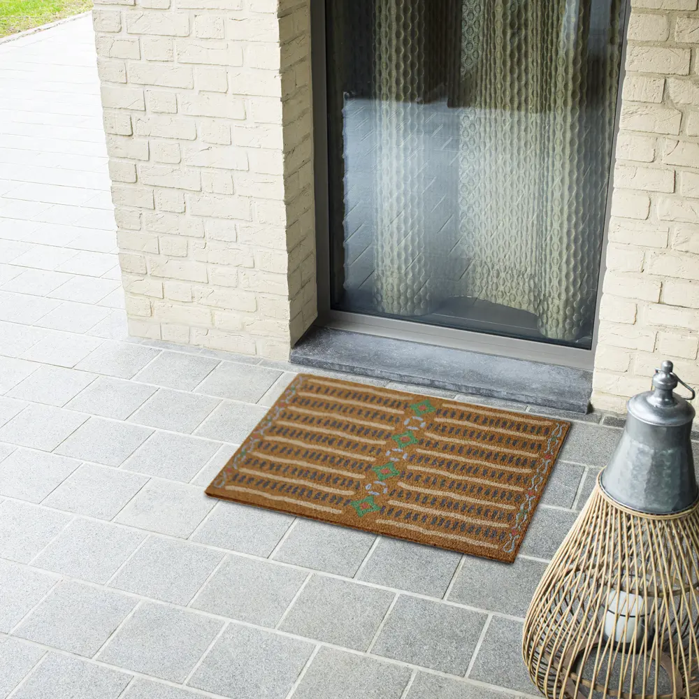 Коврик декоративный кокос Velcoc Kera Stripes 40x75 см STLM-2118726 - Вид №5