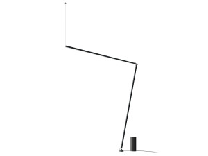 Регулируемая алюминиевая светодиодная напольная лампа