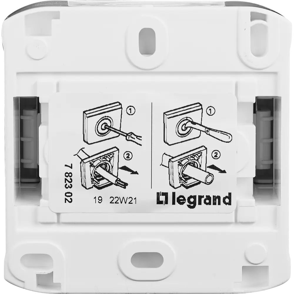 Выключатель накладной 2 клавиши Legrand Quteo IP44 10А 250В цвет белый STLM-2170539 - Вид №3