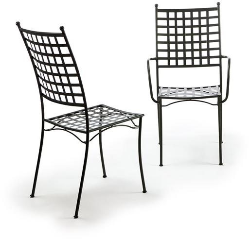 Vermobil Штабелируемый металлический садовый стул с подлокотниками Tosca To301 - Вид №2