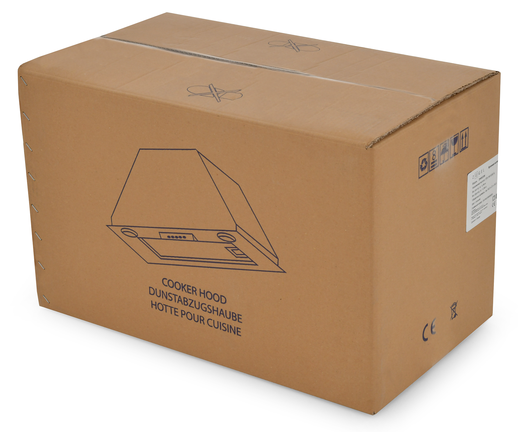 9175463 Вытяжка полновстраиваемая ZUGEL ZHI523X серебристый STDN-0029789 - Вид №19