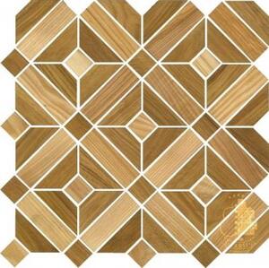 Мозаика и 3D панели из дерева Tarsi Восток 2d712 Дуб Селект (Гладкая) 333х333 мм.