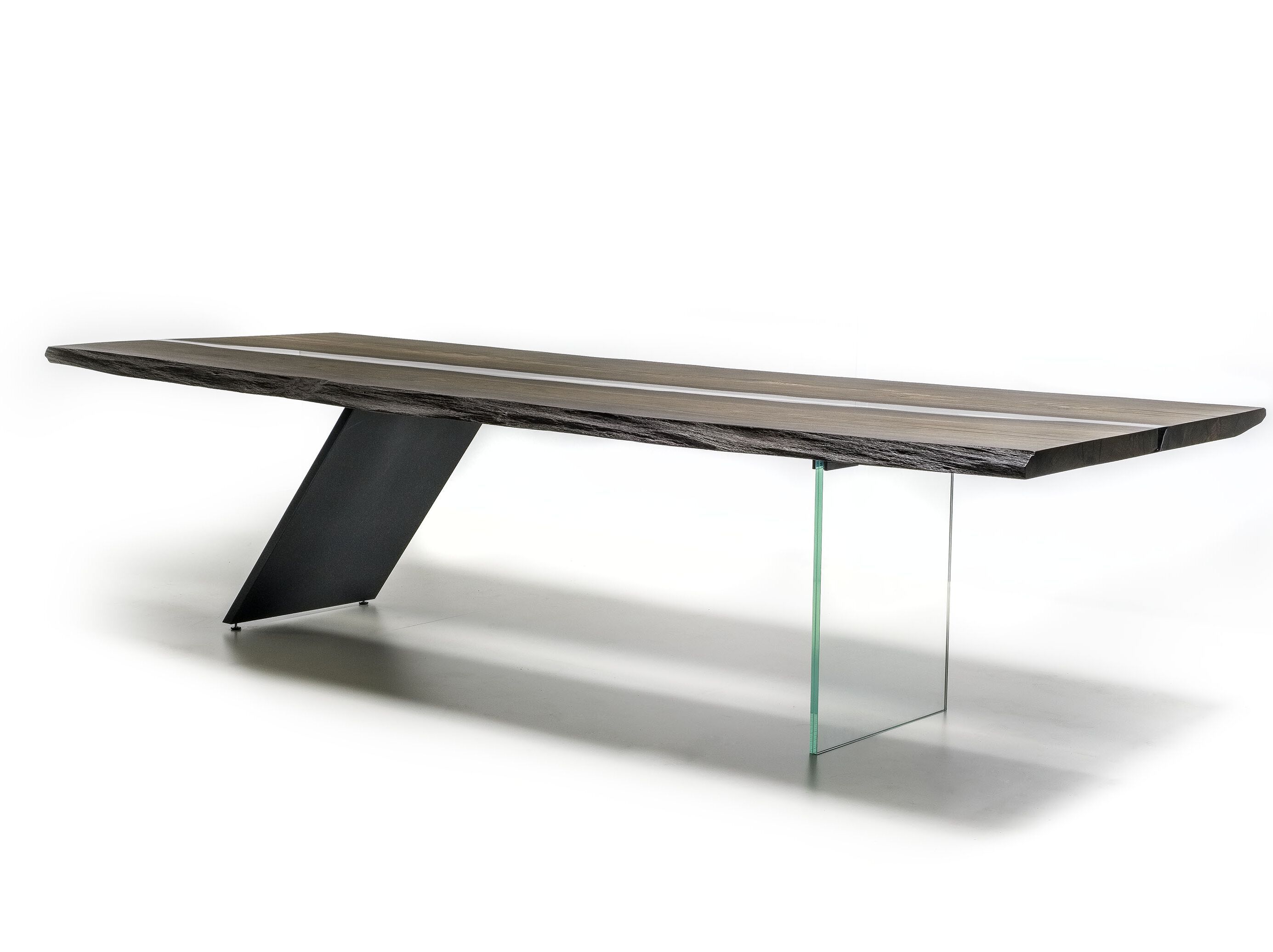 Прямоугольный стол из ископаемого дуба Teúkhō PARMENIDE ARCH-00081932