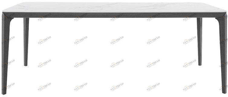 HC28 Cosmo Прямоугольный обеденный стол из мрамора калакатта Oskar J16